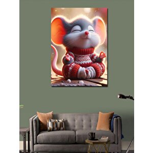 Kanvas Tablo Yoga Yapan Fare 100x140 cm