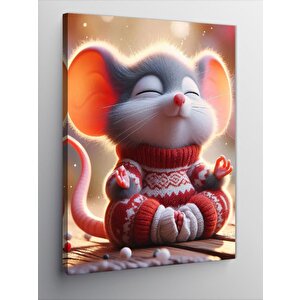Kanvas Tablo Yoga Yapan Fare 70x100 cm