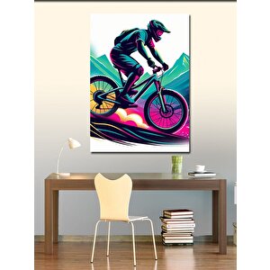 Kanvas Tablo  Bisikletçi 50x70 cm
