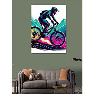 Kanvas Tablo  Bisikletçi 50x70 cm