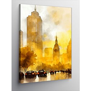 Kanvas Tablo Sisli Şehir 70x100 cm