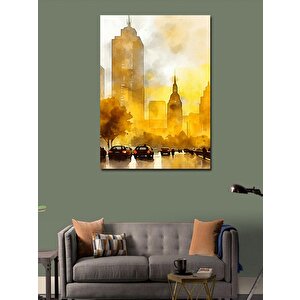 Kanvas Tablo Sisli Şehir 70x100 cm