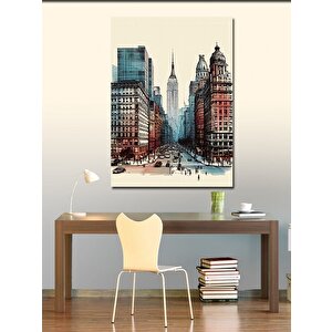 Kanvas Tablo Şehir Manzarası 70x100 cm