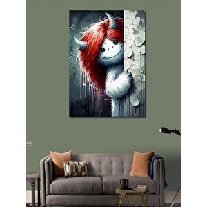 Kanvas Tablo Sevimli Yaratık 70x100 cm