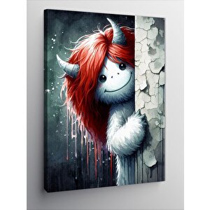 Kanvas Tablo Sevimli Yaratık 100x140 cm