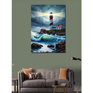 Kanvas Tablo Papağan Gözetleme Yapıyor 50x70 cm