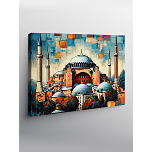 Kanvas Tablo İstanbul Ayasofya İllüstrasyonu 50x70 cm