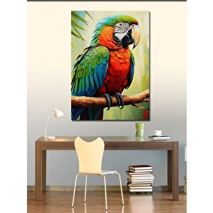 Kanvas Tablo Papağan Gözetleme Yapıyor 70x100 cm