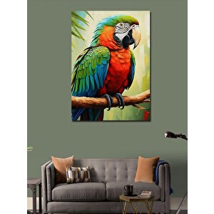 Kanvas Tablo Papağan Gözetleme Yapıyor 70x100 cm
