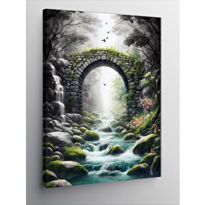 Kanvas Tablo Büyülü Orman Yolu 100x140 cm