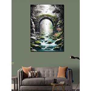 Kanvas Tablo Büyülü Orman Yolu 100x140 cm