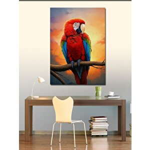 Kanvas Tablo Papağan Duruşu 100x140 cm