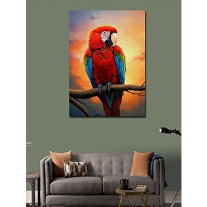 Kanvas Tablo Papağan Duruşu 100x140 cm