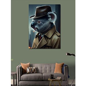 Kanvas Tablo Dedektif Koala 100x140 cm