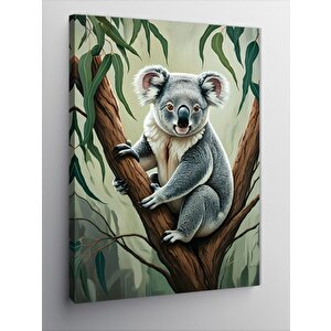 Kanvas Tablo Daldaki Koala 100x140 cm