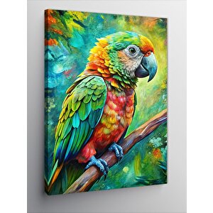 Kanvas Tablo Egzotik Papağan 70x100 cm