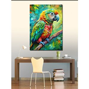 Kanvas Tablo Egzotik Papağan 70x100 cm