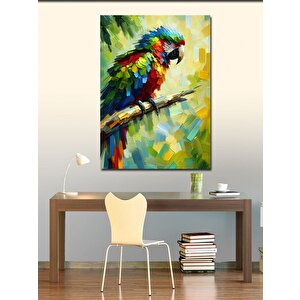 Kanvas Tablo Renkli Papağan 50x70 cm