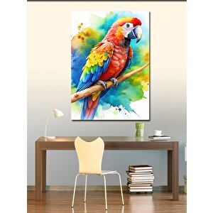 Kanvas Tablo Renkli Papağan 70x100 cm