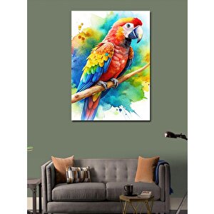 Kanvas Tablo Renkli Papağan 70x100 cm