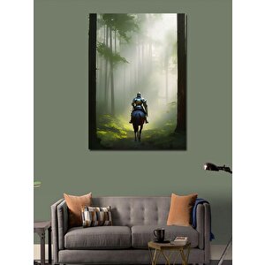 Kanvas Tablo Ormanda Yürüyüş 100x140 cm