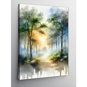 Kanvas Tablo Doğal Orman Manzarası 100x140 cm
