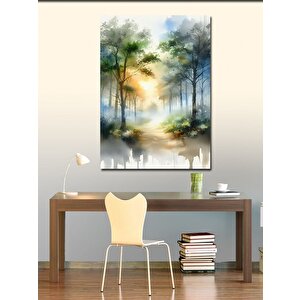 Kanvas Tablo Doğal Orman Manzarası 100x140 cm