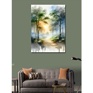 Kanvas Tablo Doğal Orman Manzarası 100x140 cm