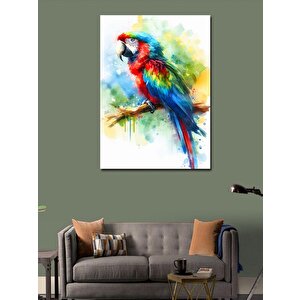 Kanvas Tablo Tropik Papağan 70x100 cm