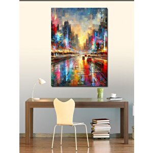 Kanvas Tablo Parlak Şehir 50x70 cm