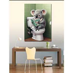 Kanvas Tablo Tuvalette Koala 50x70 cm