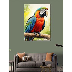Kanvas Tablo Renkli Papağan 50x70 cm