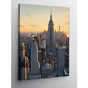 Kanvas Tablo New York Şehir Manzarası 70x100 cm