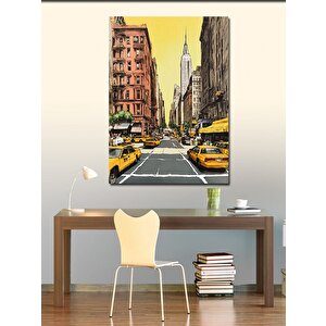 Kanvas Tablo New York Sokakları 70x100 cm
