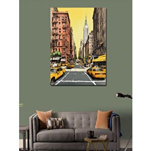 Kanvas Tablo New York Sokakları 70x100 cm