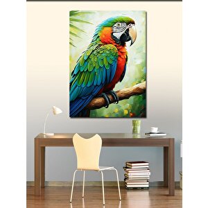 Kanvas Tablo Renkli Papağan 50x70 cm