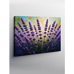 Kanvas Tablo Lavanta Çiçek Tarlası 100x140 cm