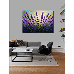 Kanvas Tablo Lavanta Çiçek Tarlası 70x100 cm