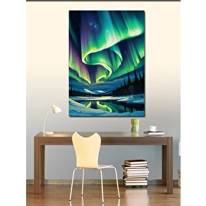 Kanvas Tablo Kuzey Işıkları 50x70 cm