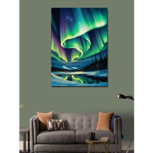 Kanvas Tablo Kuzey Işıkları 50x70 cm