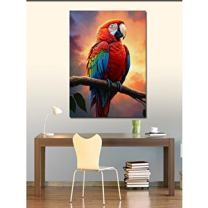 Kanvas Tablo Daldaki Papağan 70x100 cm