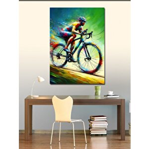 Kanvas Tablo Bisiklet Yarışı 50x70 cm