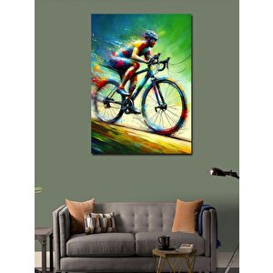 Kanvas Tablo Bisiklet Yarışı 50x70 cm