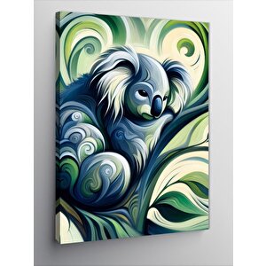 Kanvas Tablo Yeşillikler İçinde Koala 70x100 cm