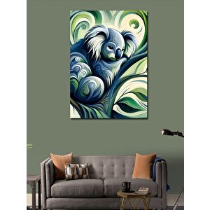 Kanvas Tablo Yeşillikler İçinde Koala 70x100 cm