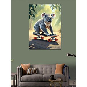 Kanvas Tablo Kaykaycı Koala 50x70 cm