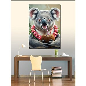Kanvas Tablo Tropik Koala 70x100 cm