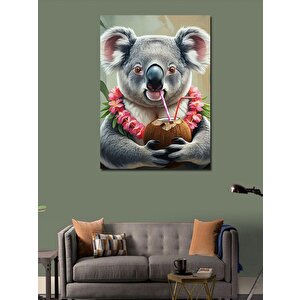Kanvas Tablo Tropik Koala 70x100 cm