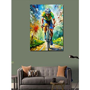 Kanvas Tablo Bisiklet Yarışçısı 70x100 cm