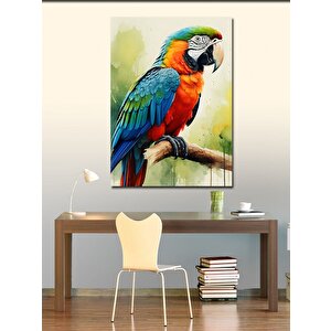 Kanvas Tablo Renkli Papağan 50x70 cm